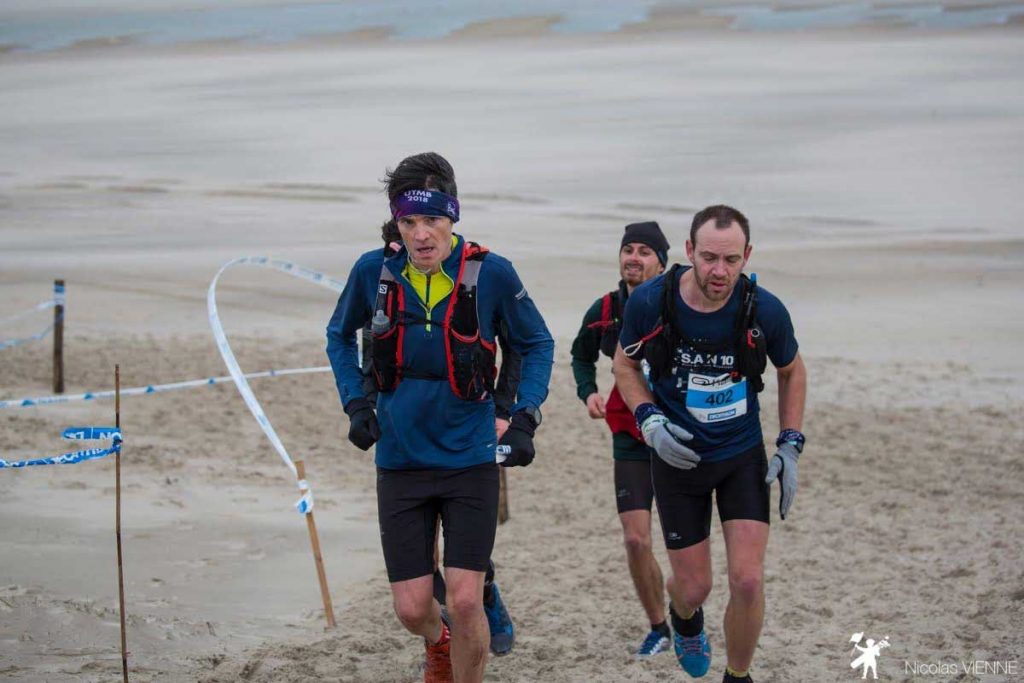 participant de la course trail des 2 baies